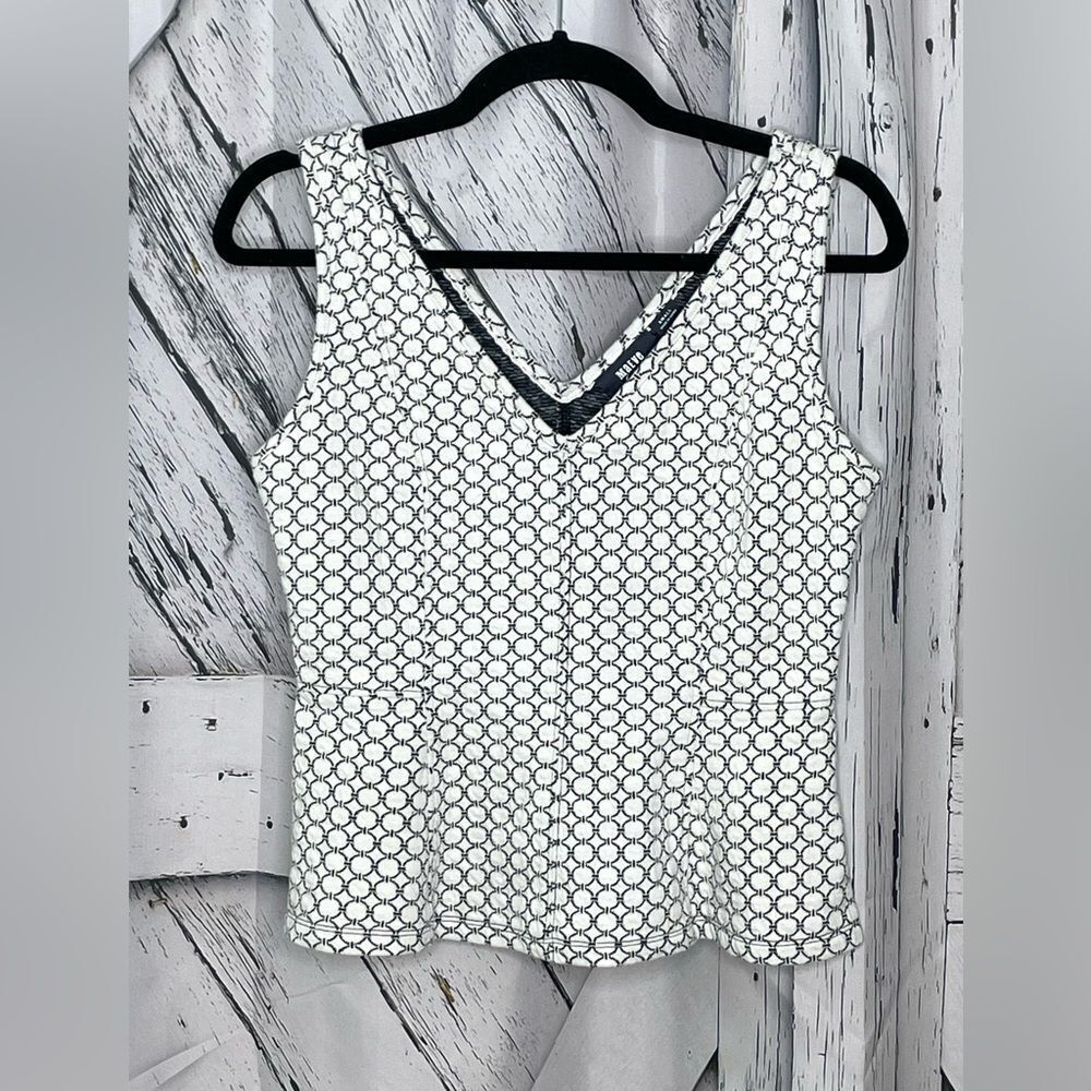 Maeve by Anthropologie Sleeveless Peplum Top S